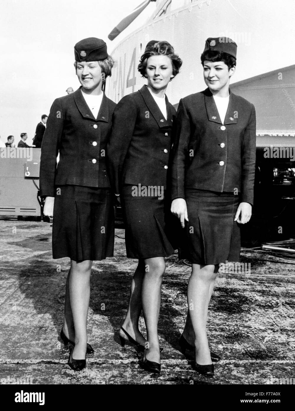 stewardesses,1967 Stock Photo