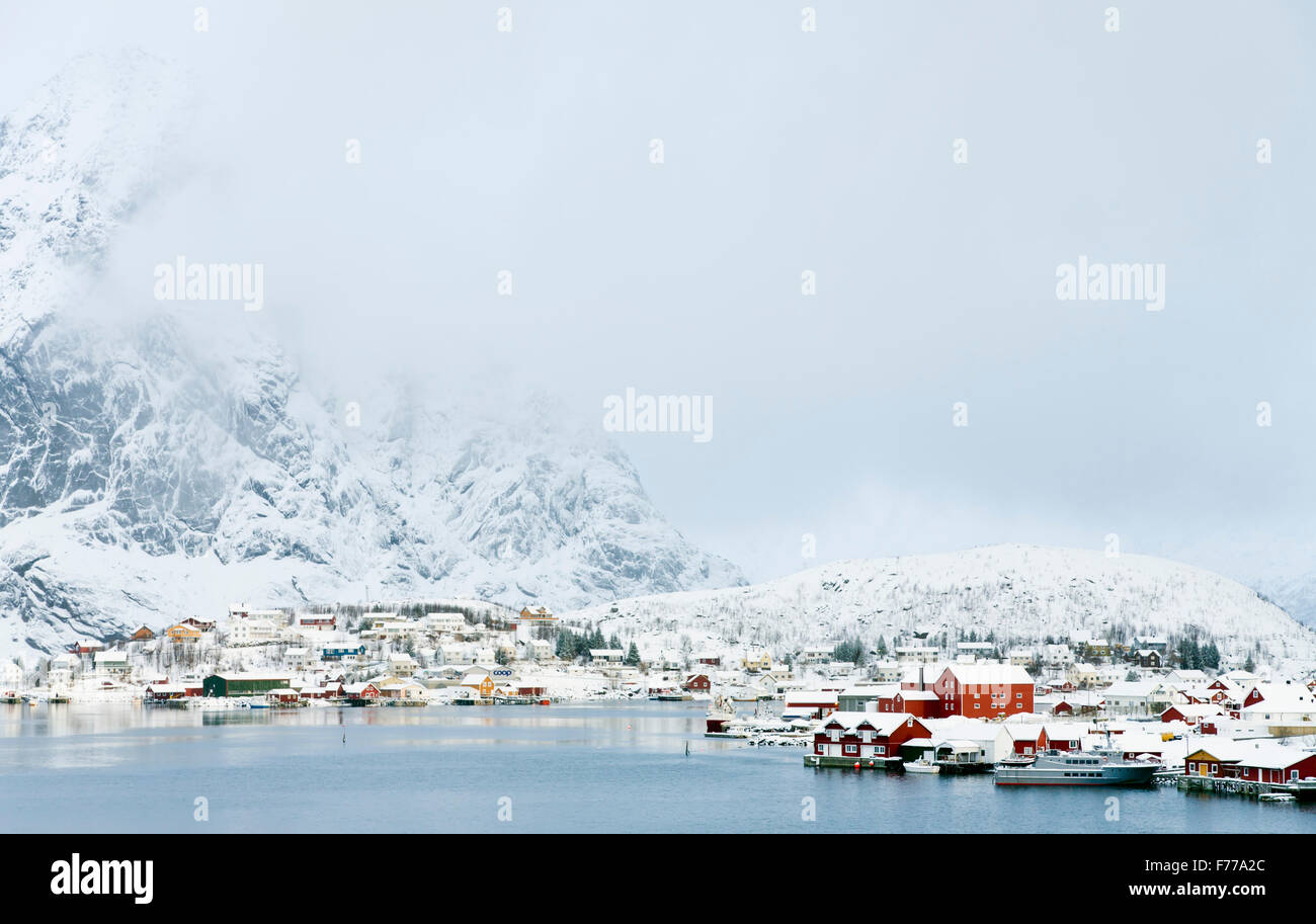 Reine village, Lofoten Stock Photo
