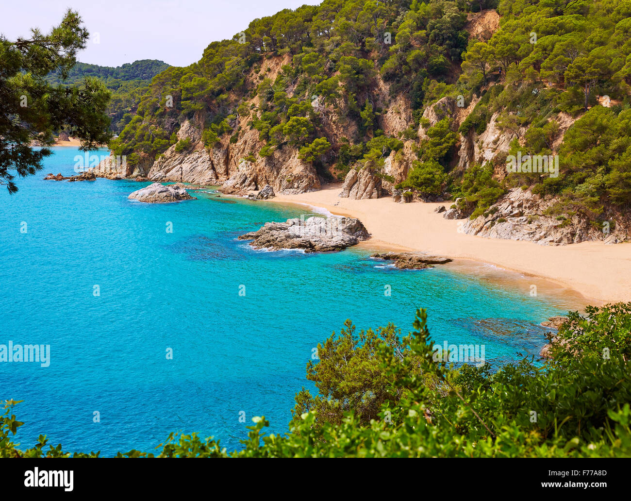 Sa boadella beach hi-res stock photography and images - Alamy