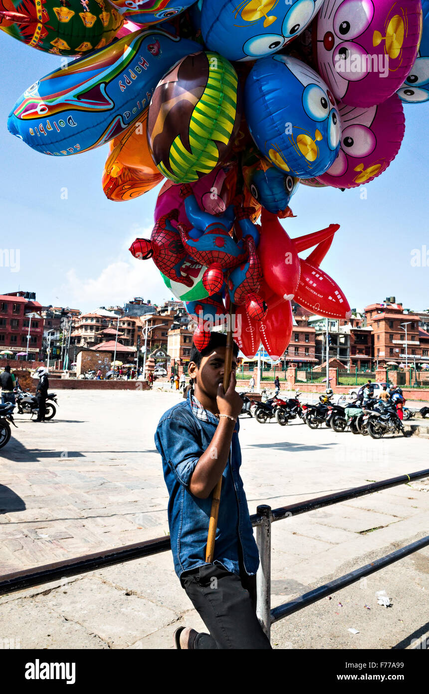Nepal kathmandu street children in hires stock photography and images