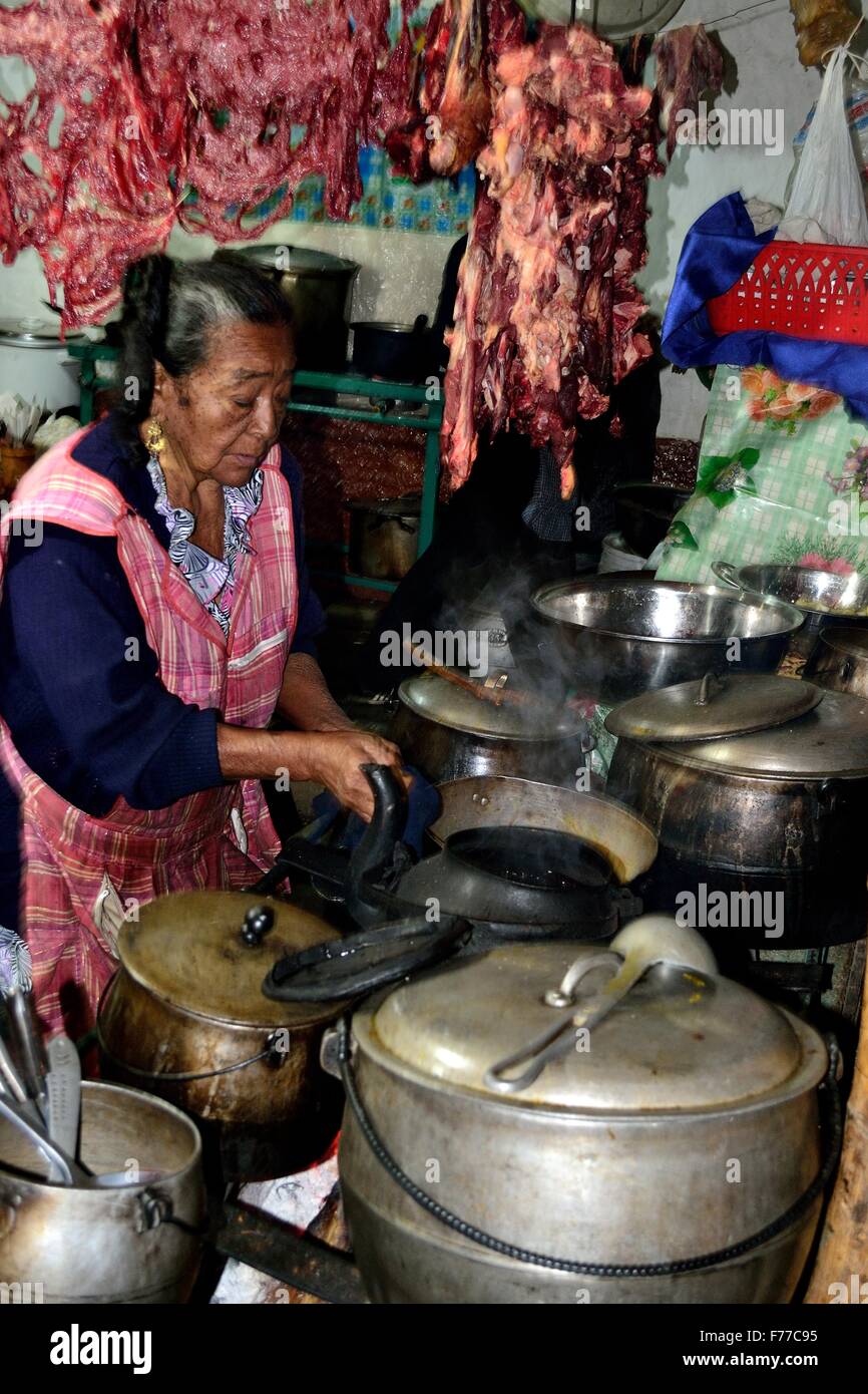Dressed meat Restaurant in AYABACA . Department of Piura .PERU Stock Photo Alamy