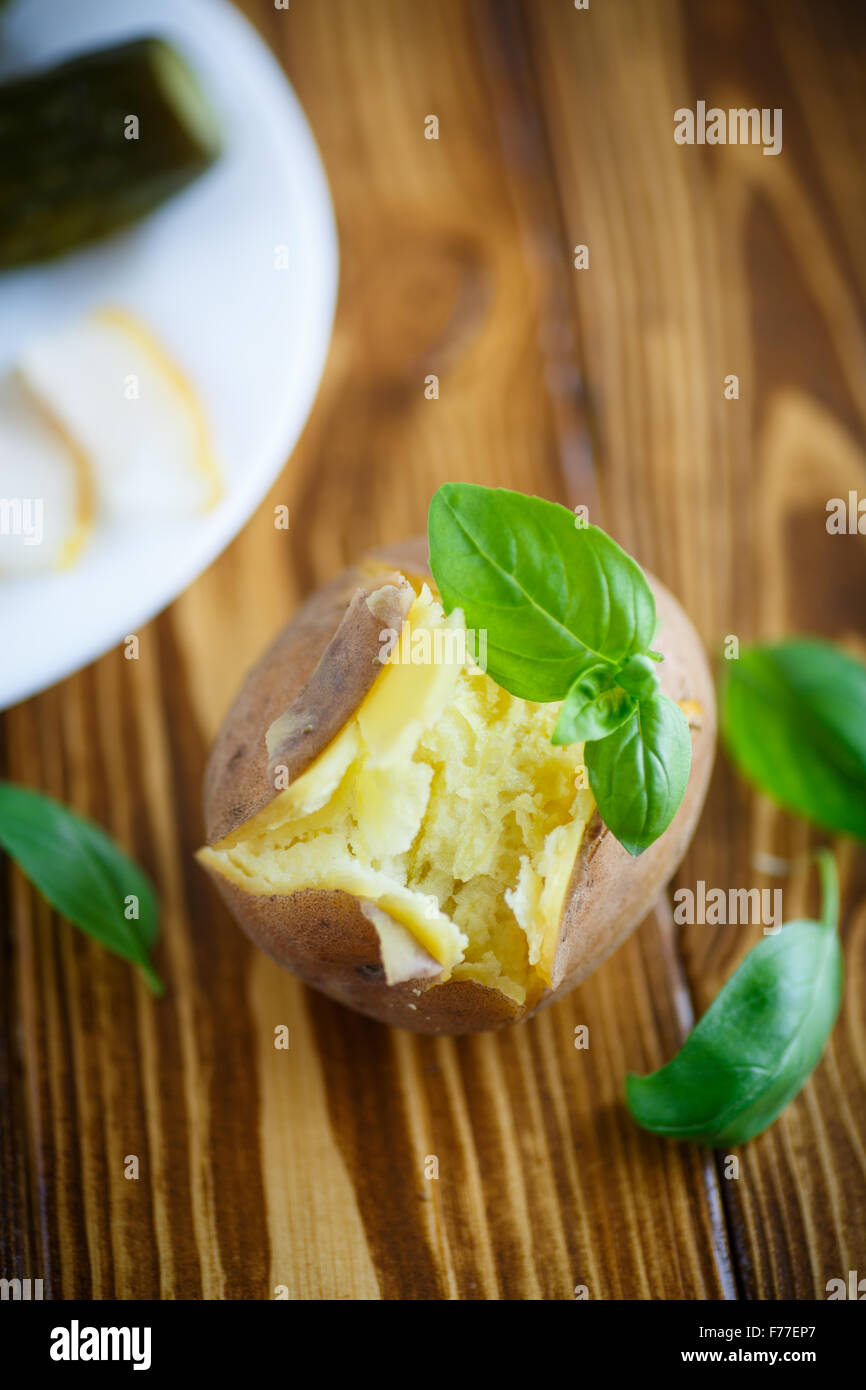 potatoes boiled in their skins Stock Photo Alamy