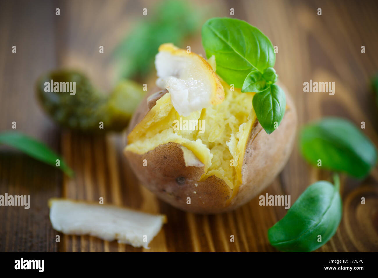 potatoes boiled in their skins Stock Photo Alamy