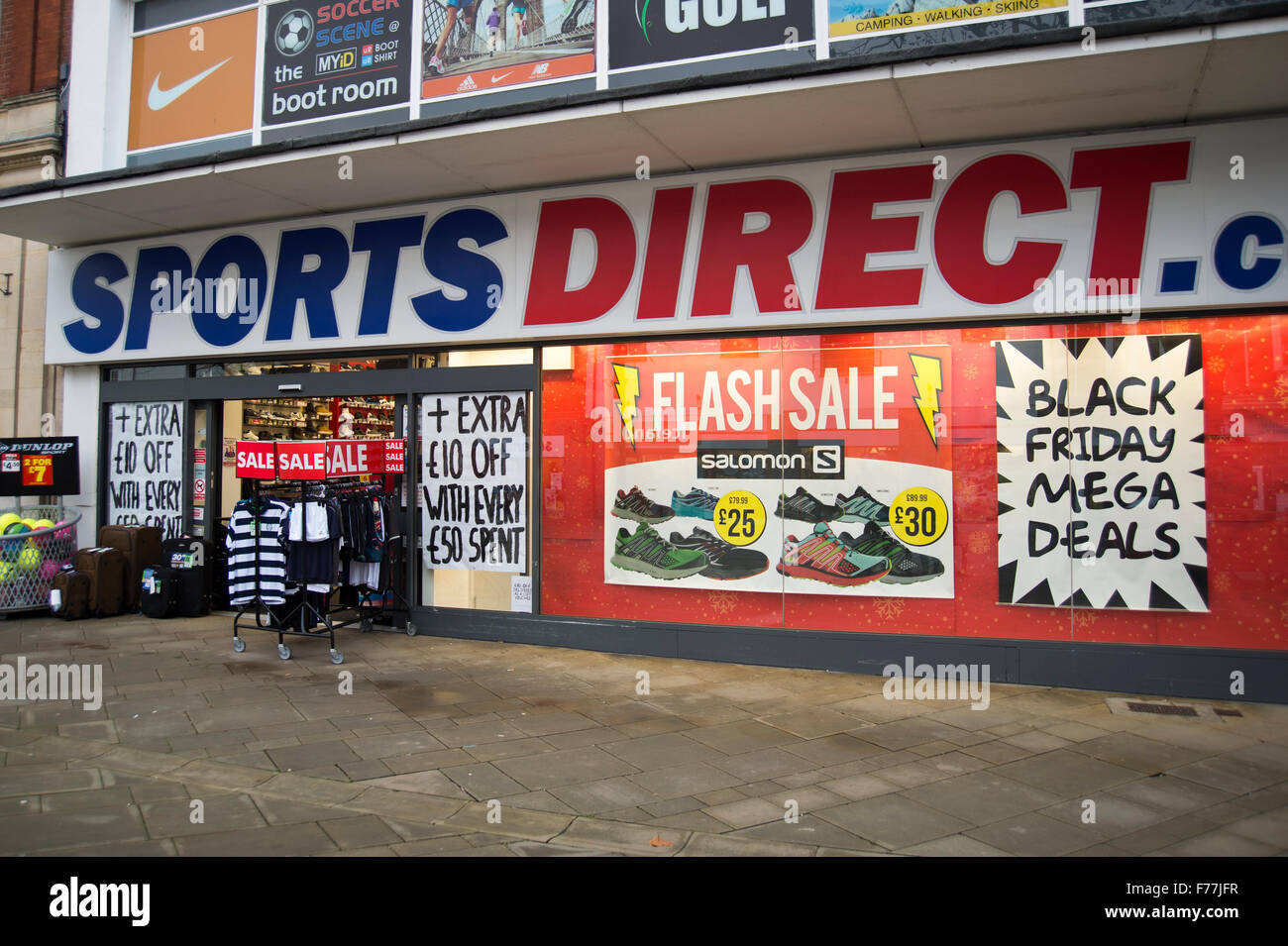 Sports Direct retail store on a high street Stock Photo