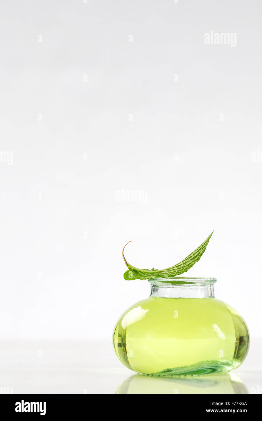 Herbal medicine with mint Stock Photo Alamy