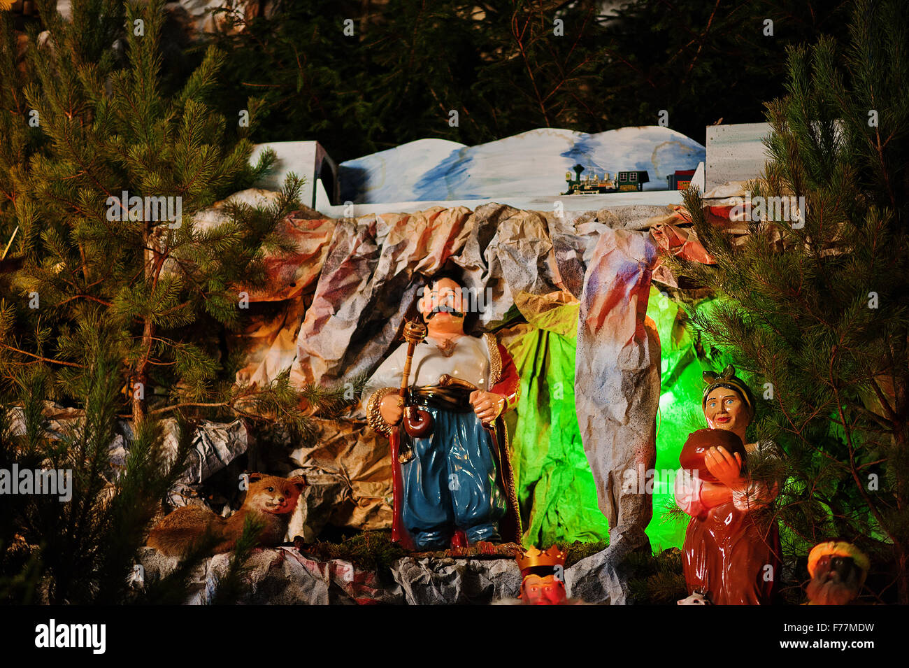 Christmas Nativity Crib Sets Stock Photo 90524165 Alamy