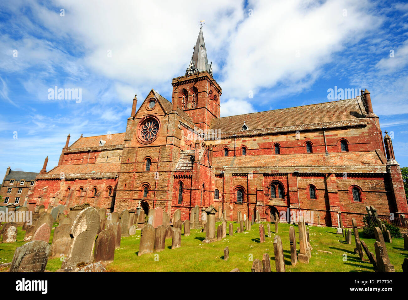 St Magnus Cathedral, Kirkwall, Orkney Islands, Scotland, UK Stock Photo ...