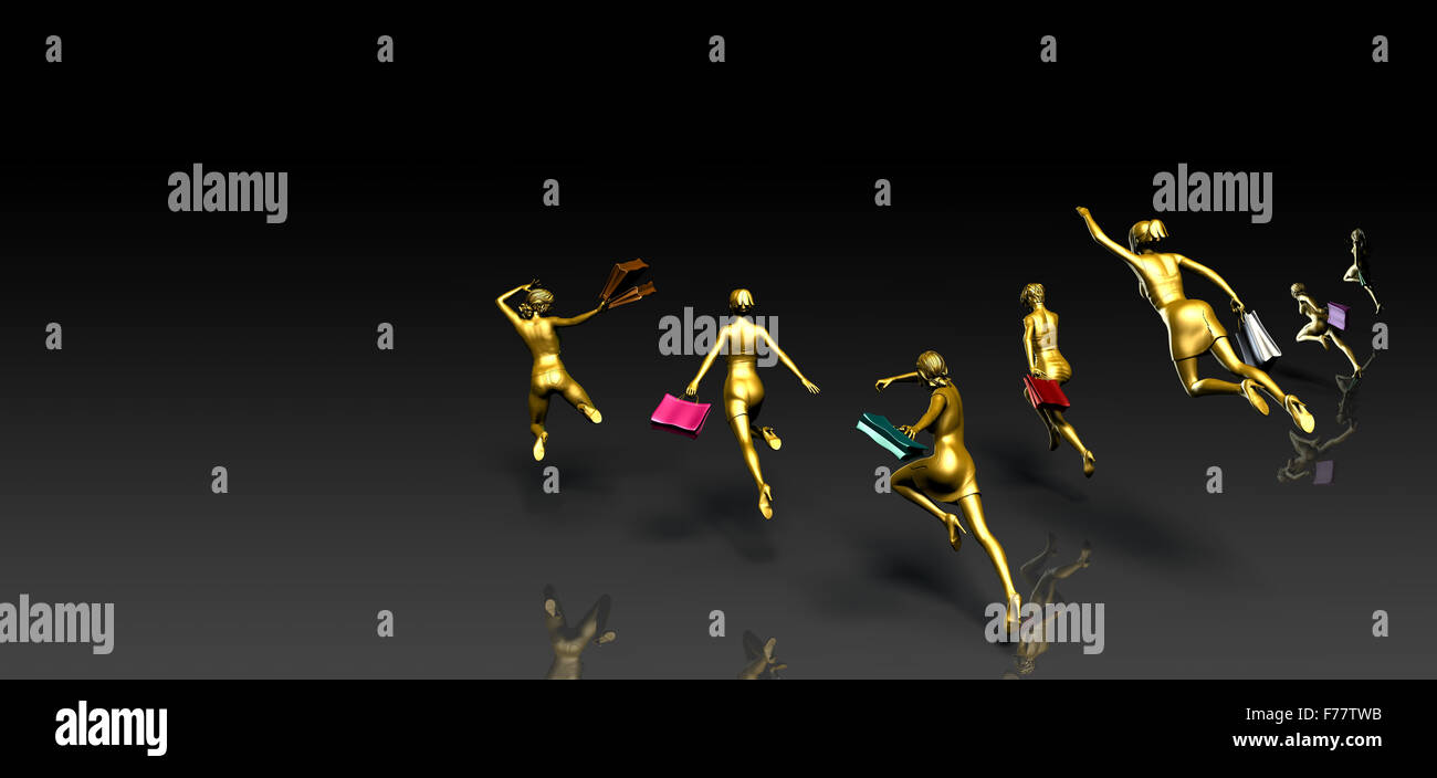 Crowd of People Running to a Sale or Sales Event Stock Photo Alamy