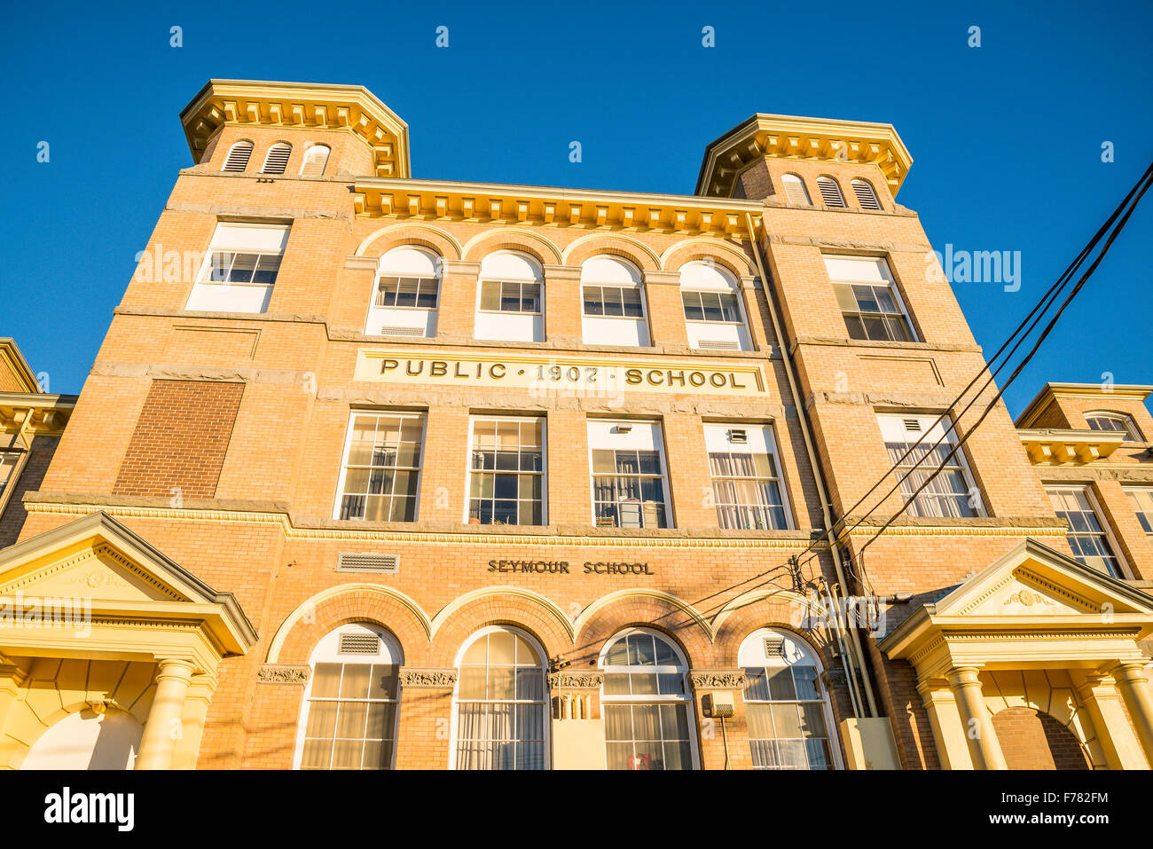 British columbia canada vancouver old school building public school hires stock photography and