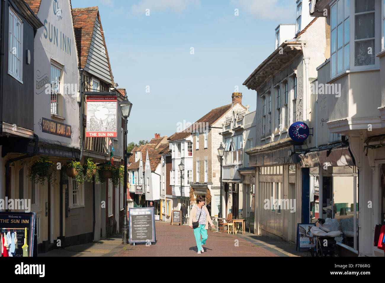 Period houses, West Street, Faversham, Kent, England, United Kingdom Stock Photo Alamy