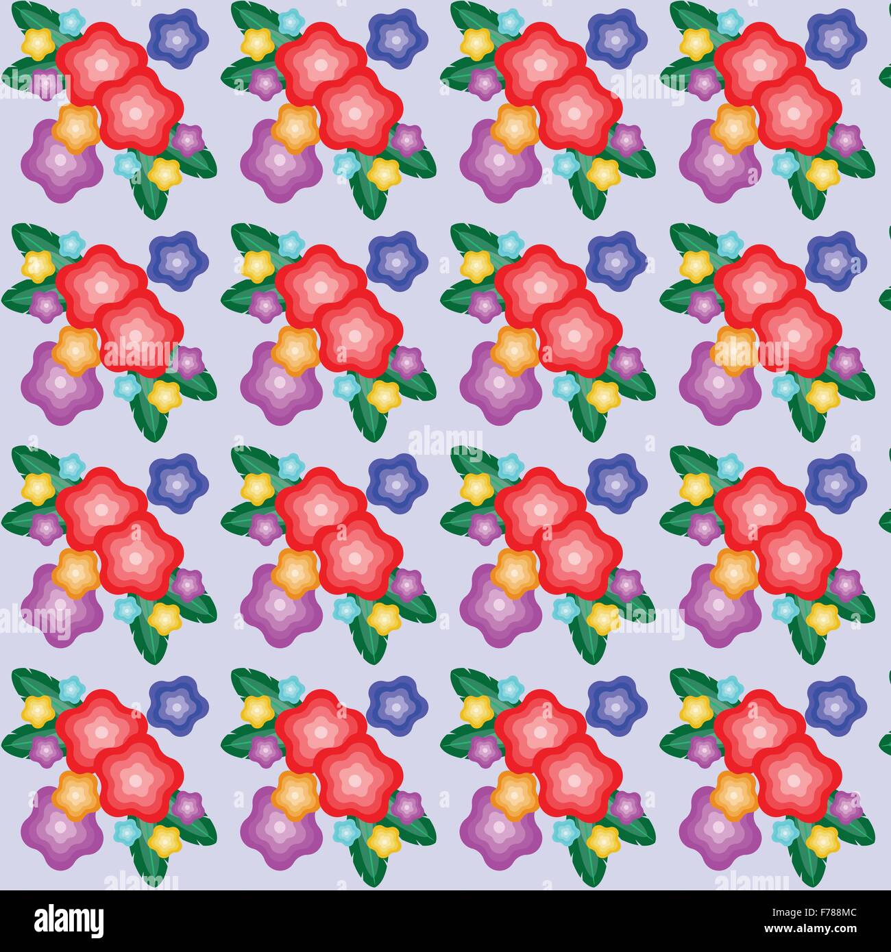 Vintage seamless floral wallpaper Stock Vector Image & Art - Alamy