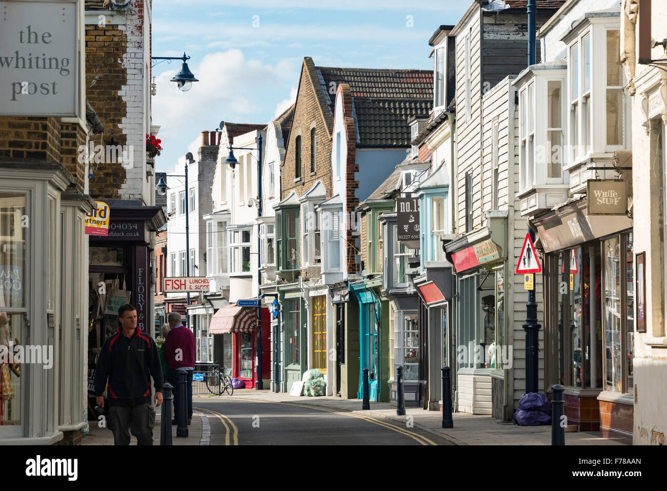 Harbour Street, Whitstable, Kent, England, United Kingdom Stock Photo