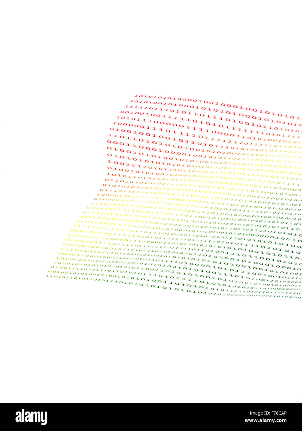 binary numbers on white background Stock Photo - Alamy