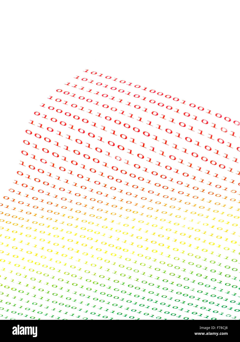 binary numbers on white background Stock Photo - Alamy