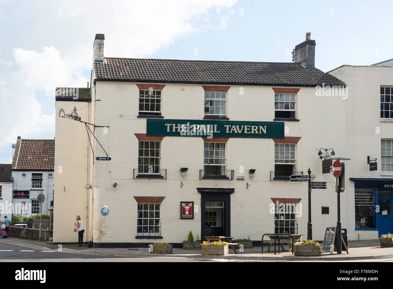 The Pall Tavern, Silver Street, Yeovil, Somerset, England, United Kingdom Stock Photo