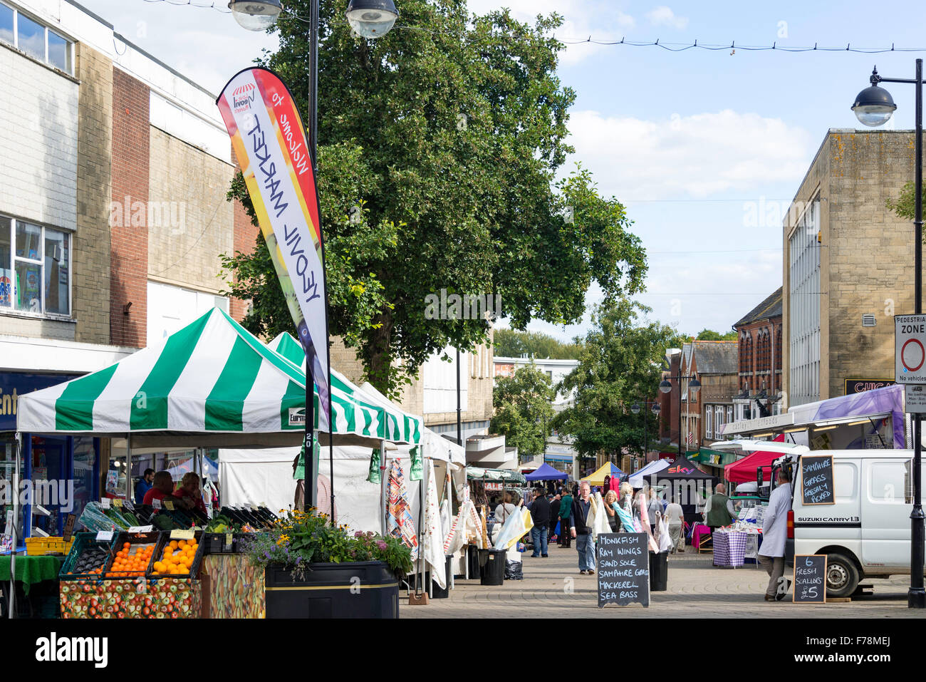 Yeovil Street Market, Lower Middle Street, Yeovil, Somerset, England