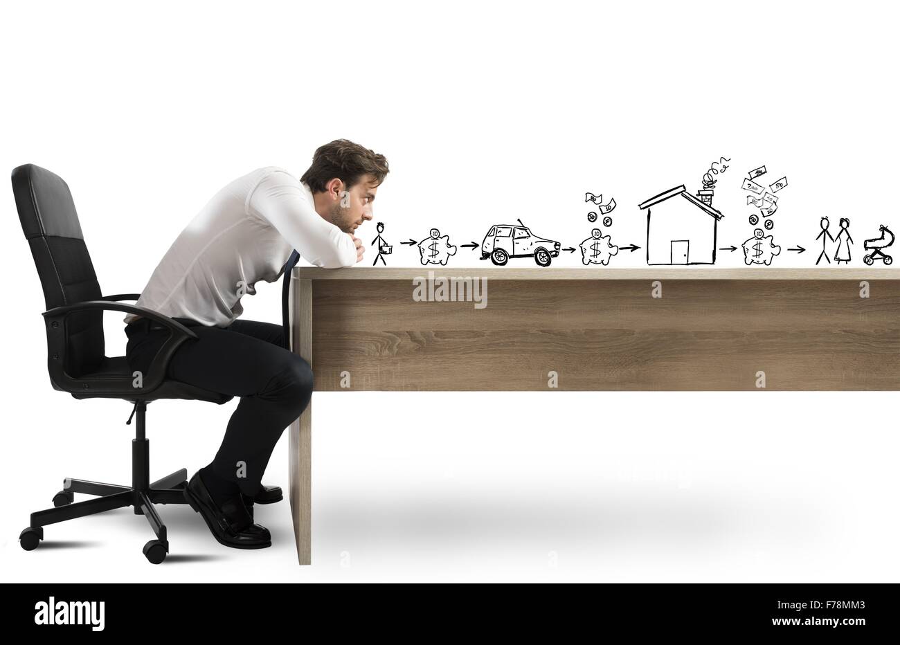 Think about future goals Stock Photo Alamy