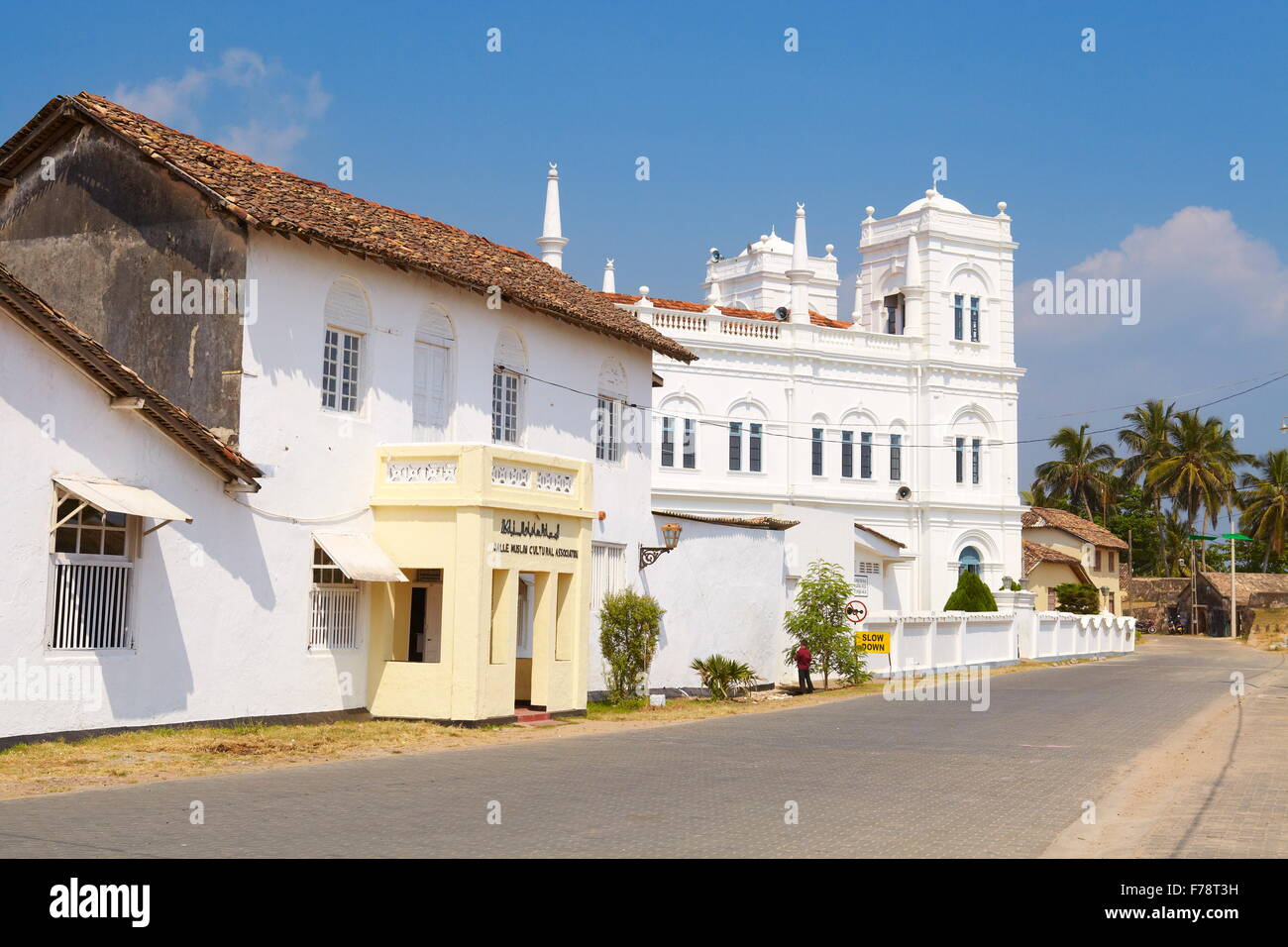 Sri Lanka - Galle, mosque near fort, Unesco Stock Photo