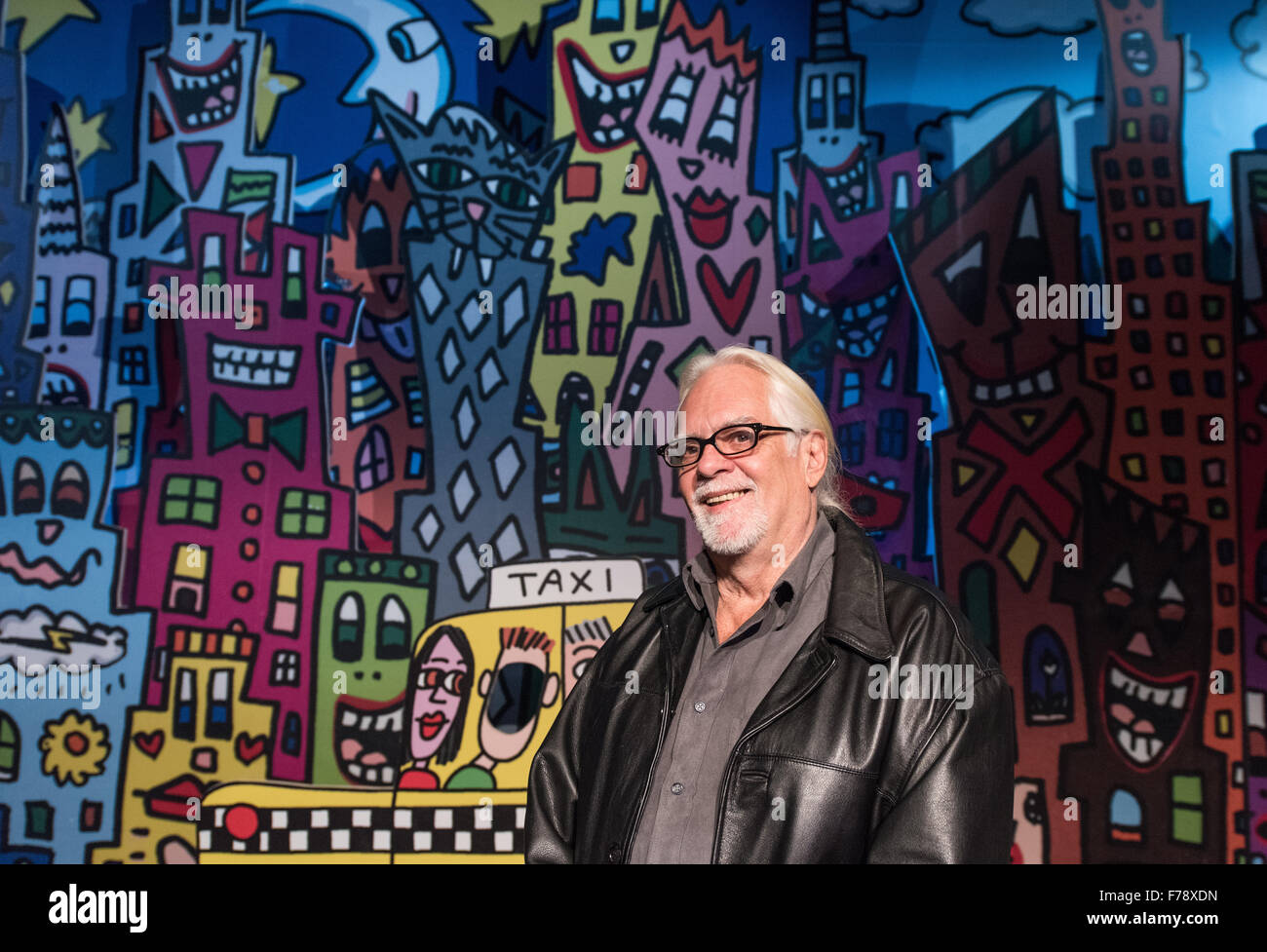 Billy Rizzi Rust, Germany. 25th Nov, 2015. Bill Rizzi posing in front of the world ...