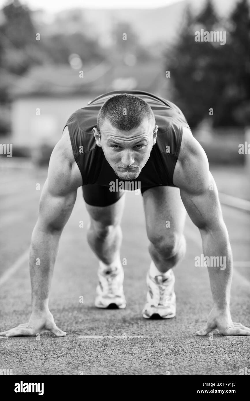 Running race finish line Black and White Stock Photos & Images - Alamy