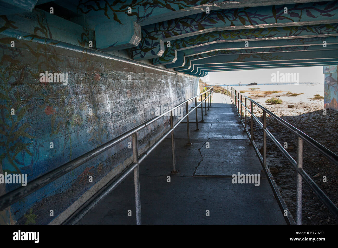 Rock formations at Leo Carrillo Beach State Park in Malibu California