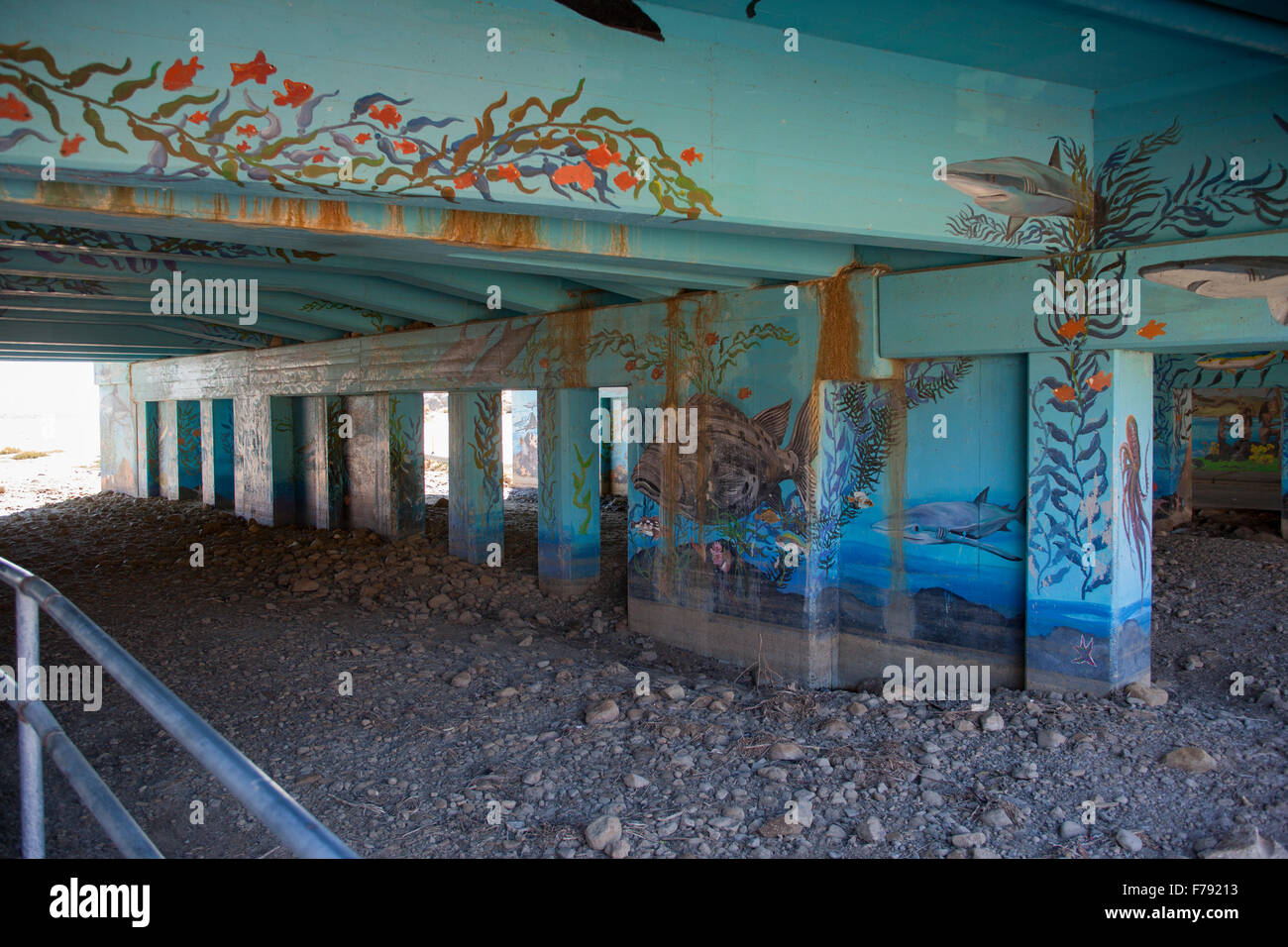 Rock formations at Leo Carrillo Beach State Park in Malibu California
