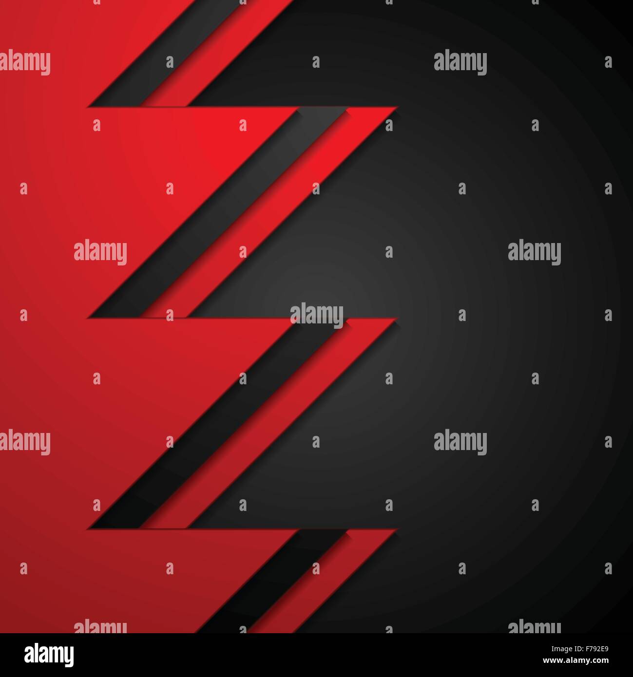 Red and black contrast tech corporate vector background Stock Vector ...