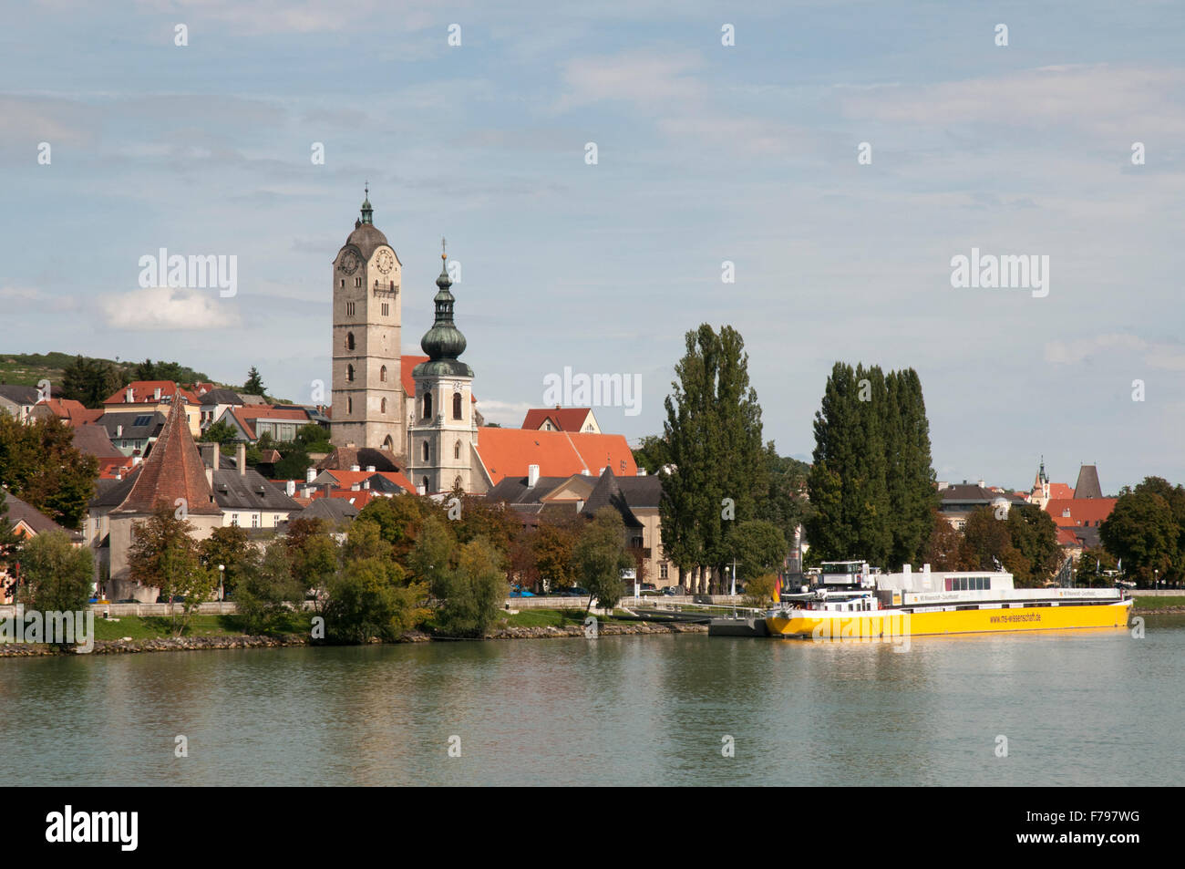 Krems a.d. Donau on the Danube, Wachau Valley, Austria Stock Photo Alamy