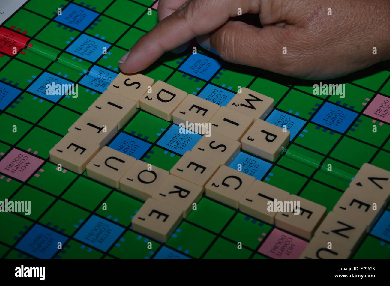 Scrabble Stock Photo