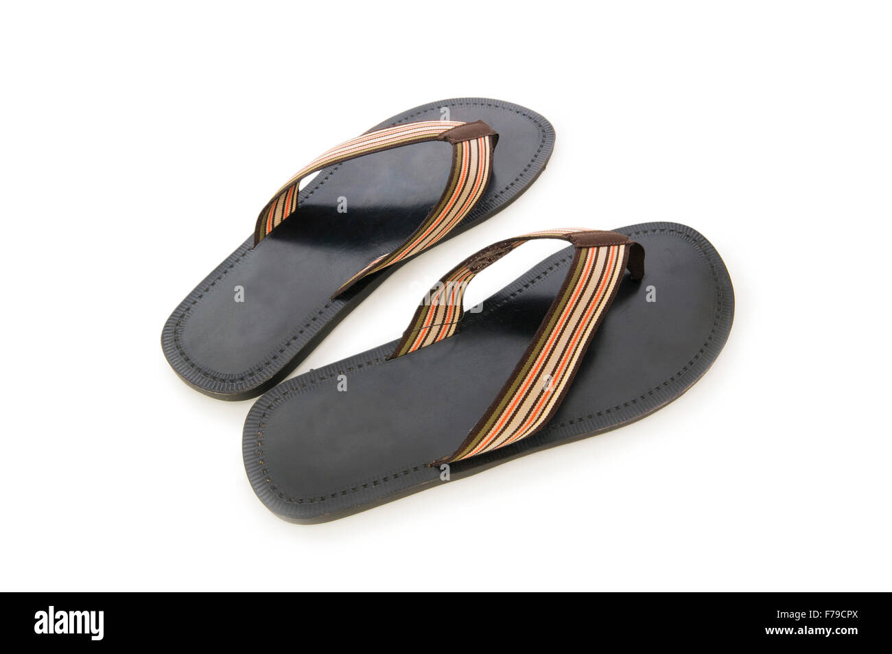 Summer shoes isolated on the white background Stock Photo - Alamy