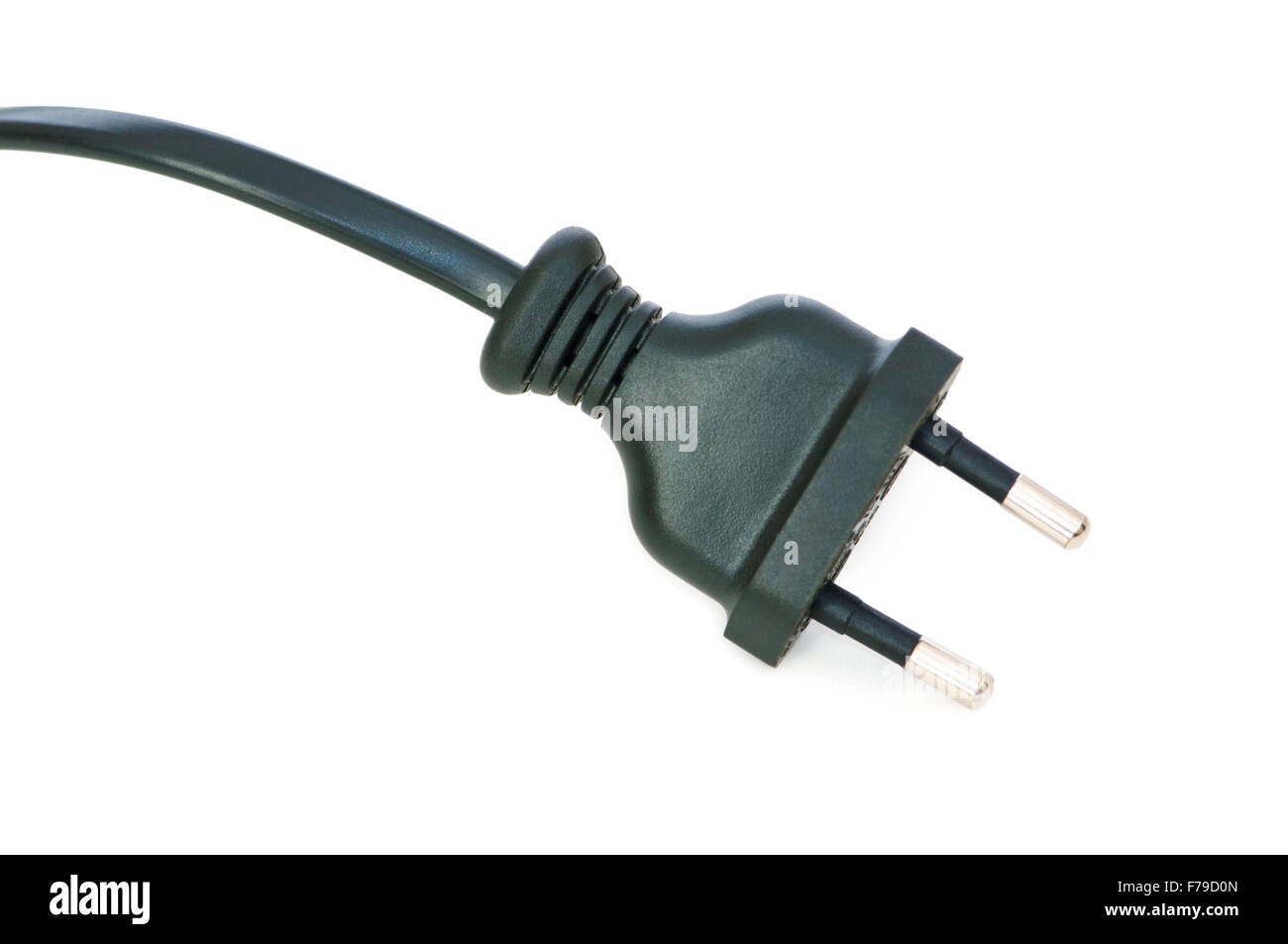 Electric plug isolated on the white background Stock Photo - Alamy