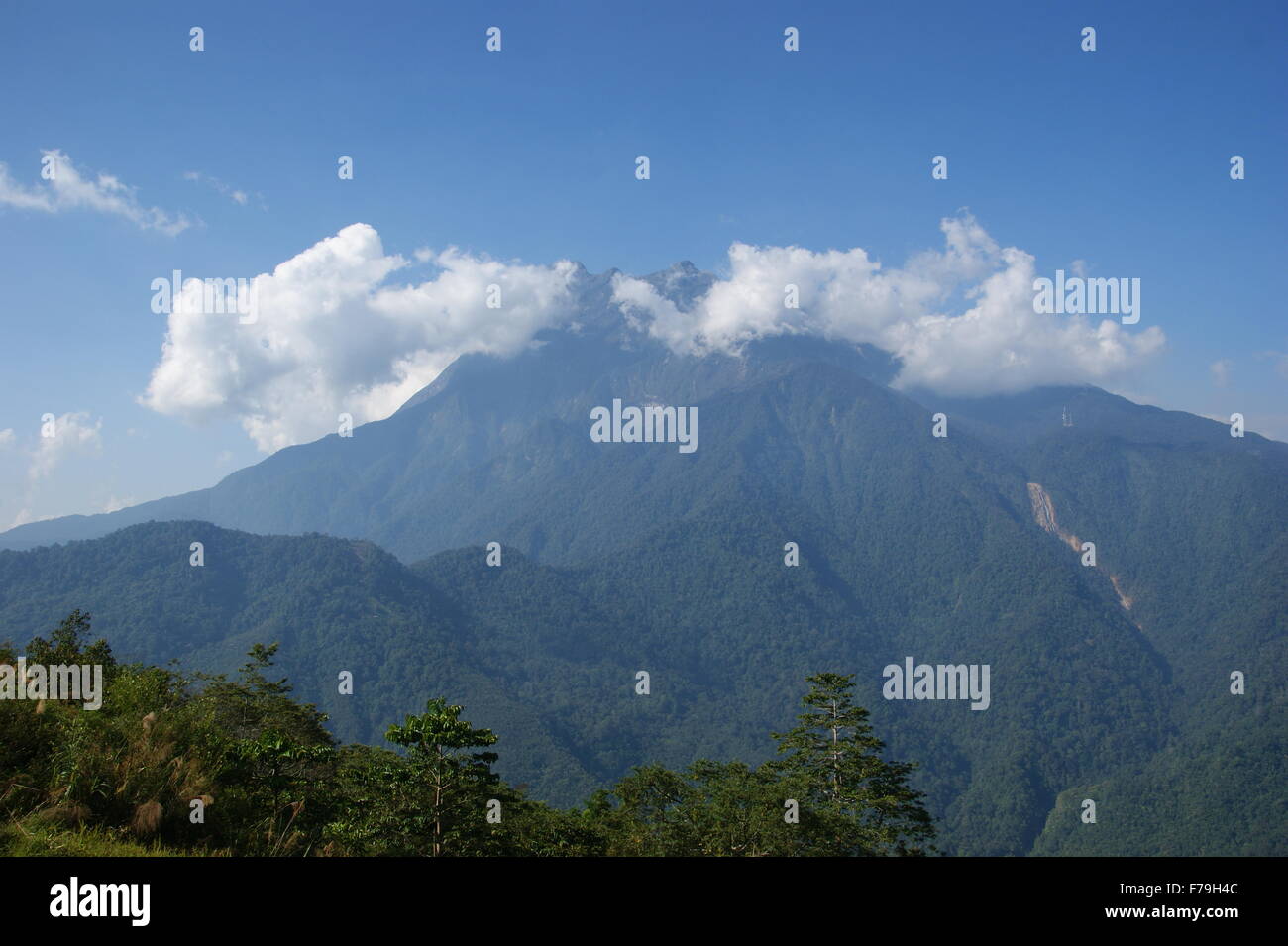 Mount Kinabalu. Borneo, Malaysian Stock Photo