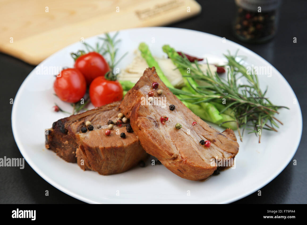 Rib roast steak Stock Photo Alamy