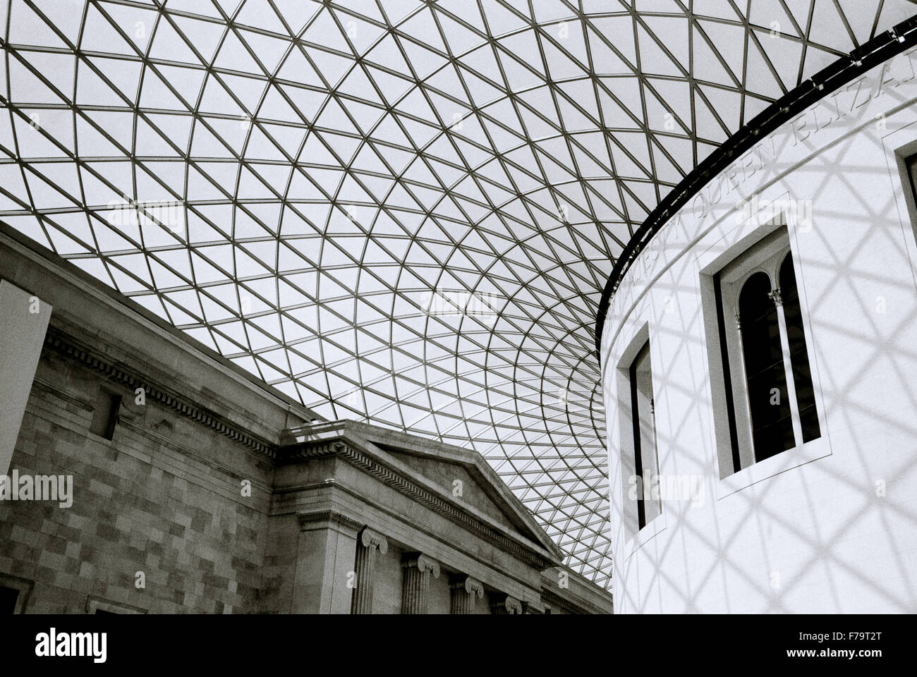 Interior of the British Museum in London in England in Great Britain in ...