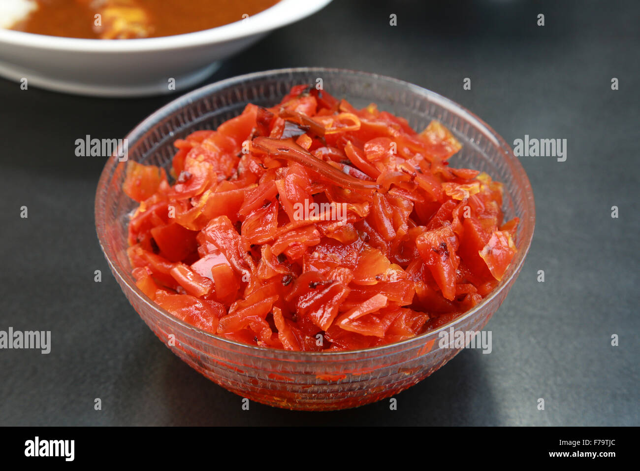 Fukujinzuke (Japanese pickles Stock Photo Alamy