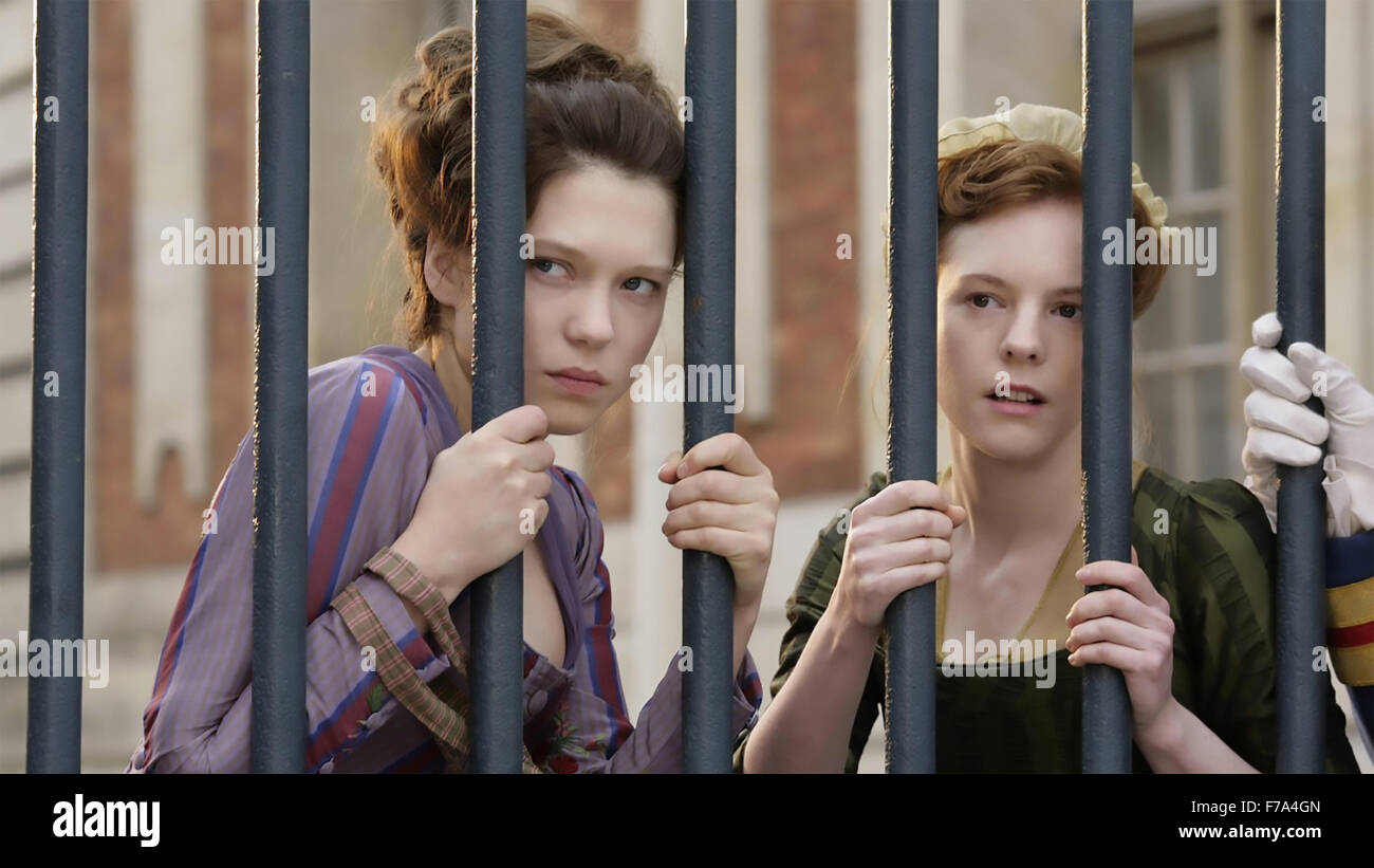 FAREWELL, MY QUEEN 2012 GMT Productions film with Lea Seydoux and left with Julie-Marie Parmentier Stock Photo