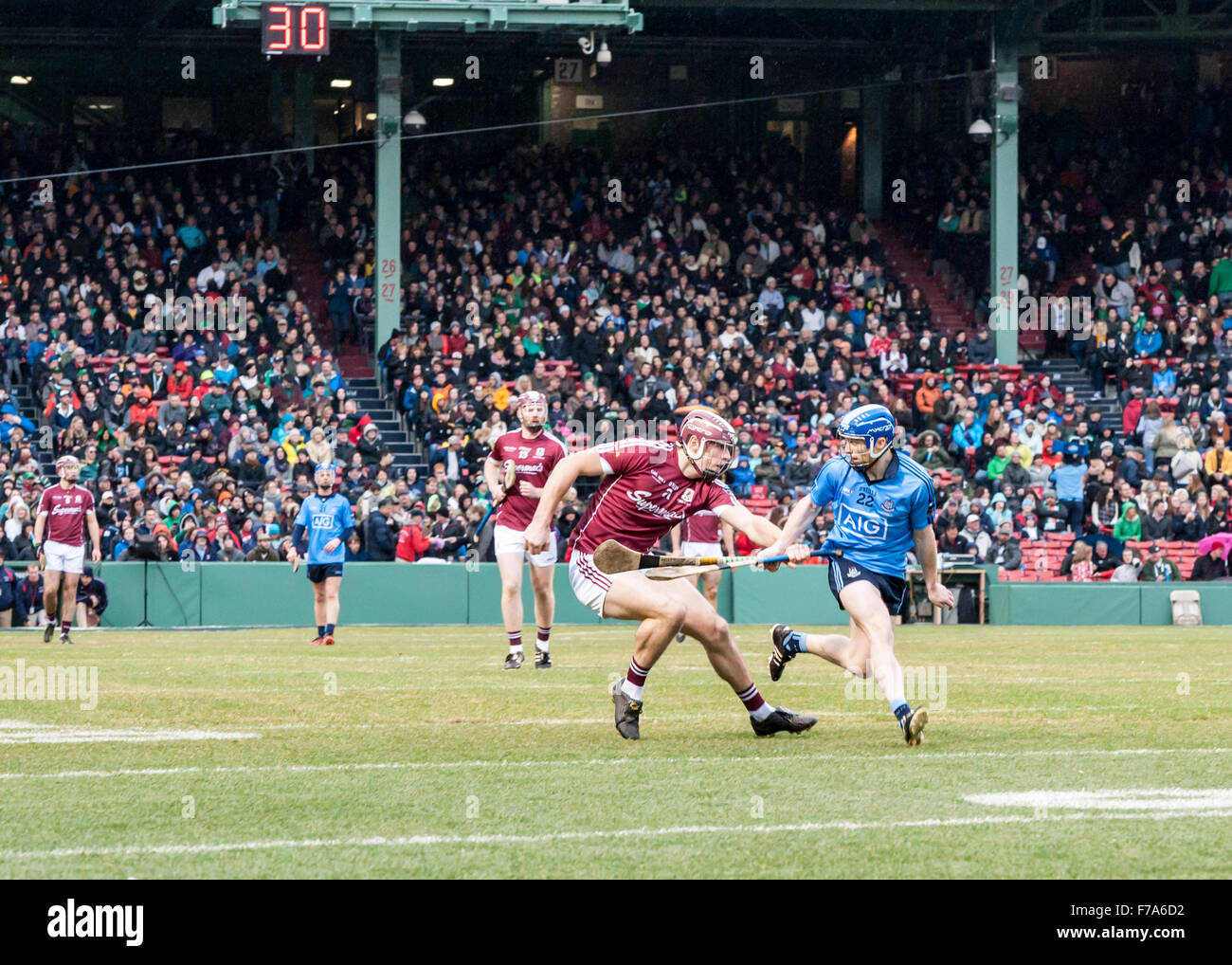 Hurling game during the AIG Fenway Hurling Classic & Irish Heritage