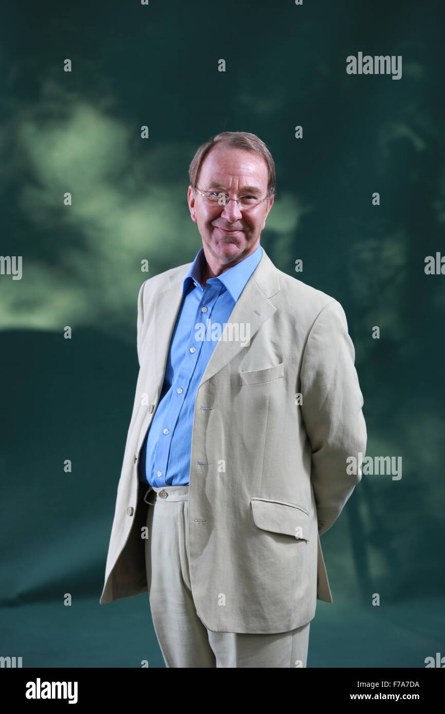 A portrait of Ian Kershaw in Charlotte Square Gardens during The