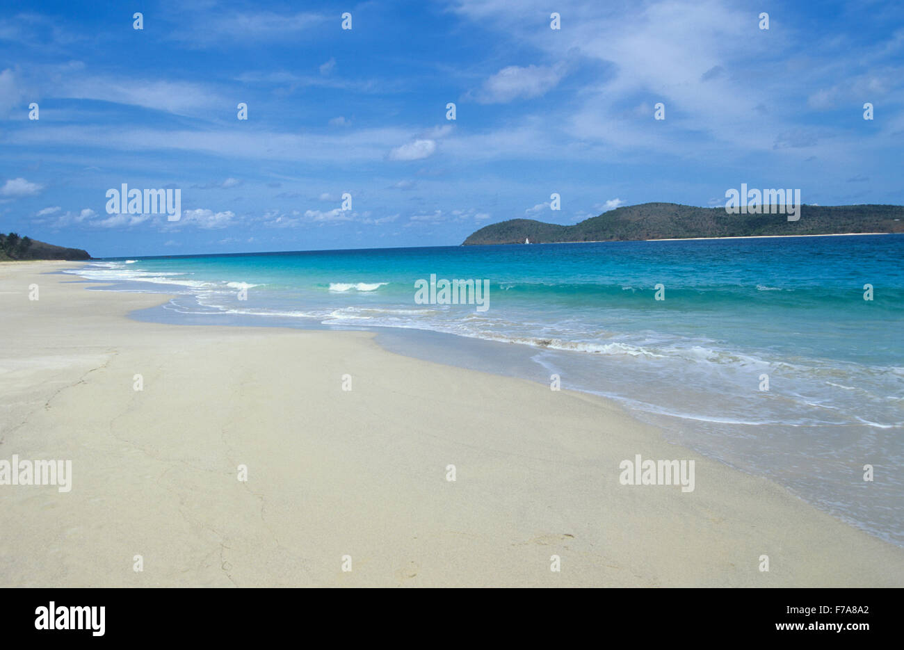 Zoni Beach, Culebra Island, Puerto Rico. Stock Photo