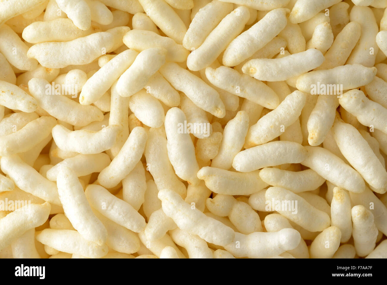 Puffed Rice Stock Photo