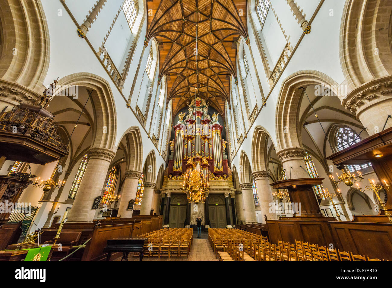 The Sint Bavo Church In Haarlem Which Is The Biggest Church In The the-sint-bavo-church-in-haarlem-which-is-the-biggest-church-in-the