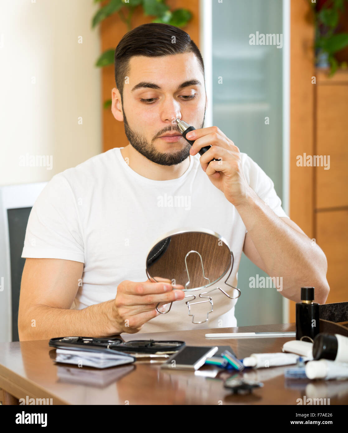 Man hairy ears hires stock photography and images Alamy