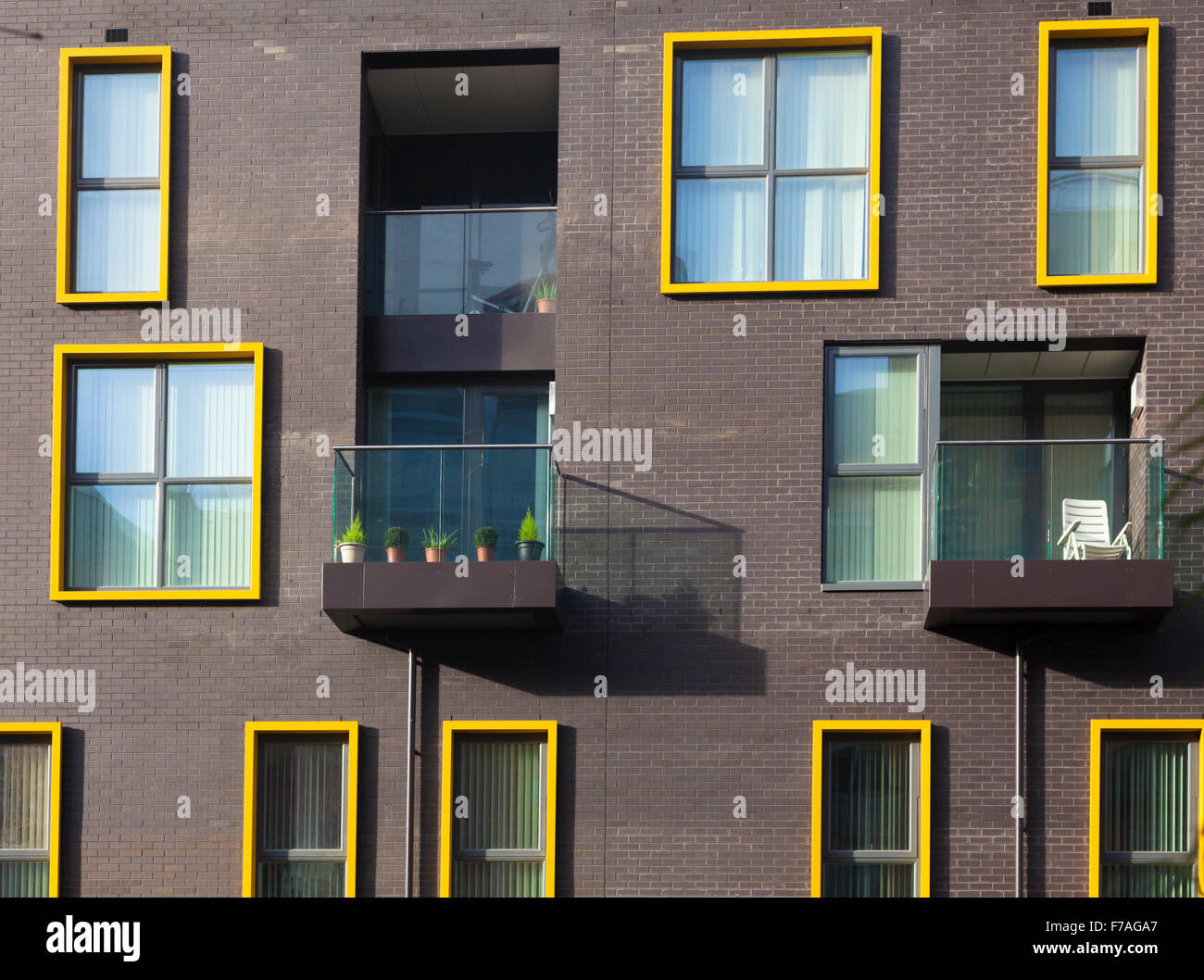 High density residential development at Millennium Village, Greenwich Peninsula, London, UK