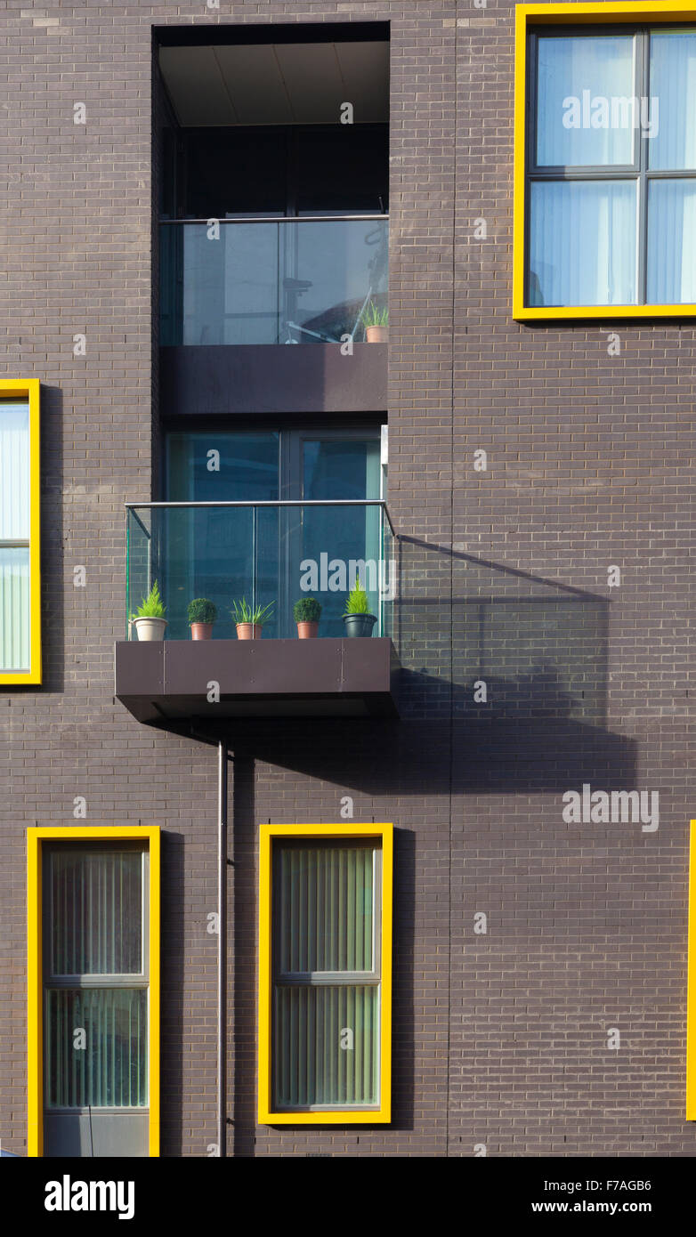 High density residential development at Millennium Village, Greenwich Peninsula, London, UK