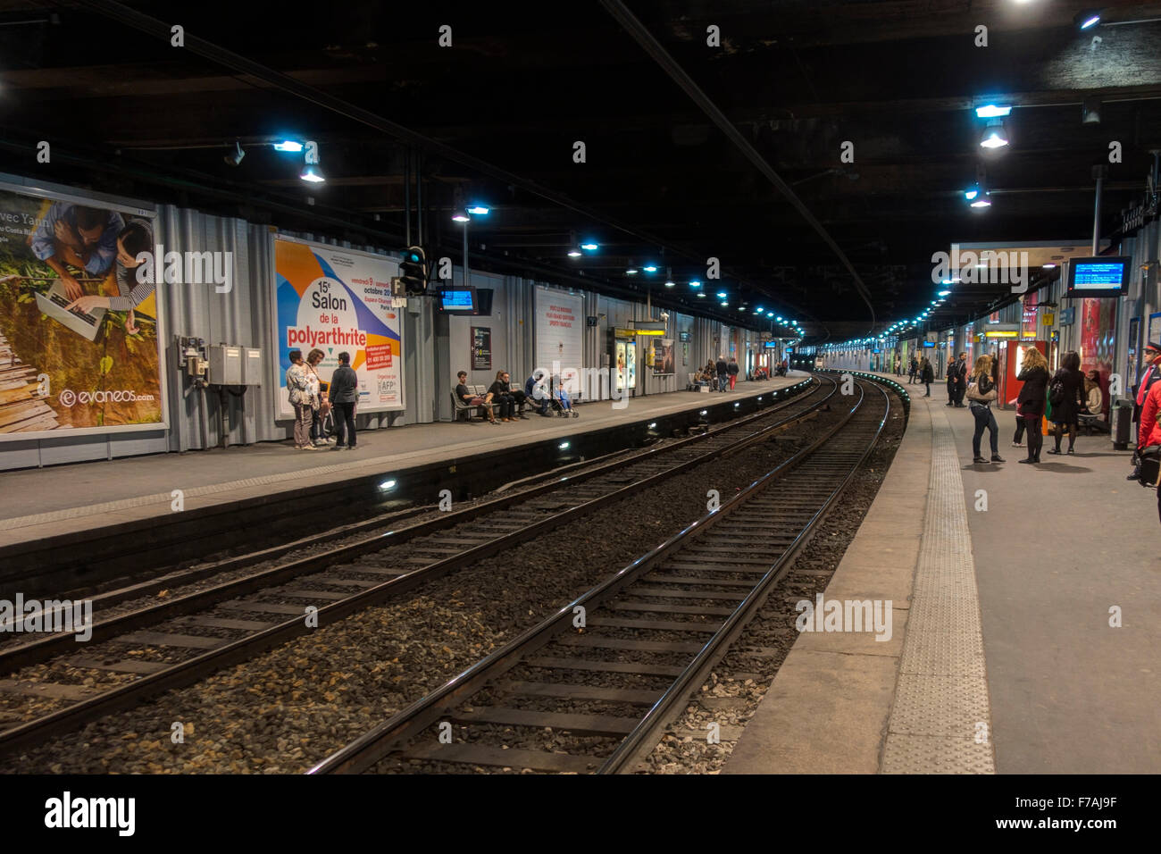 Paris France Subway Stock Photo