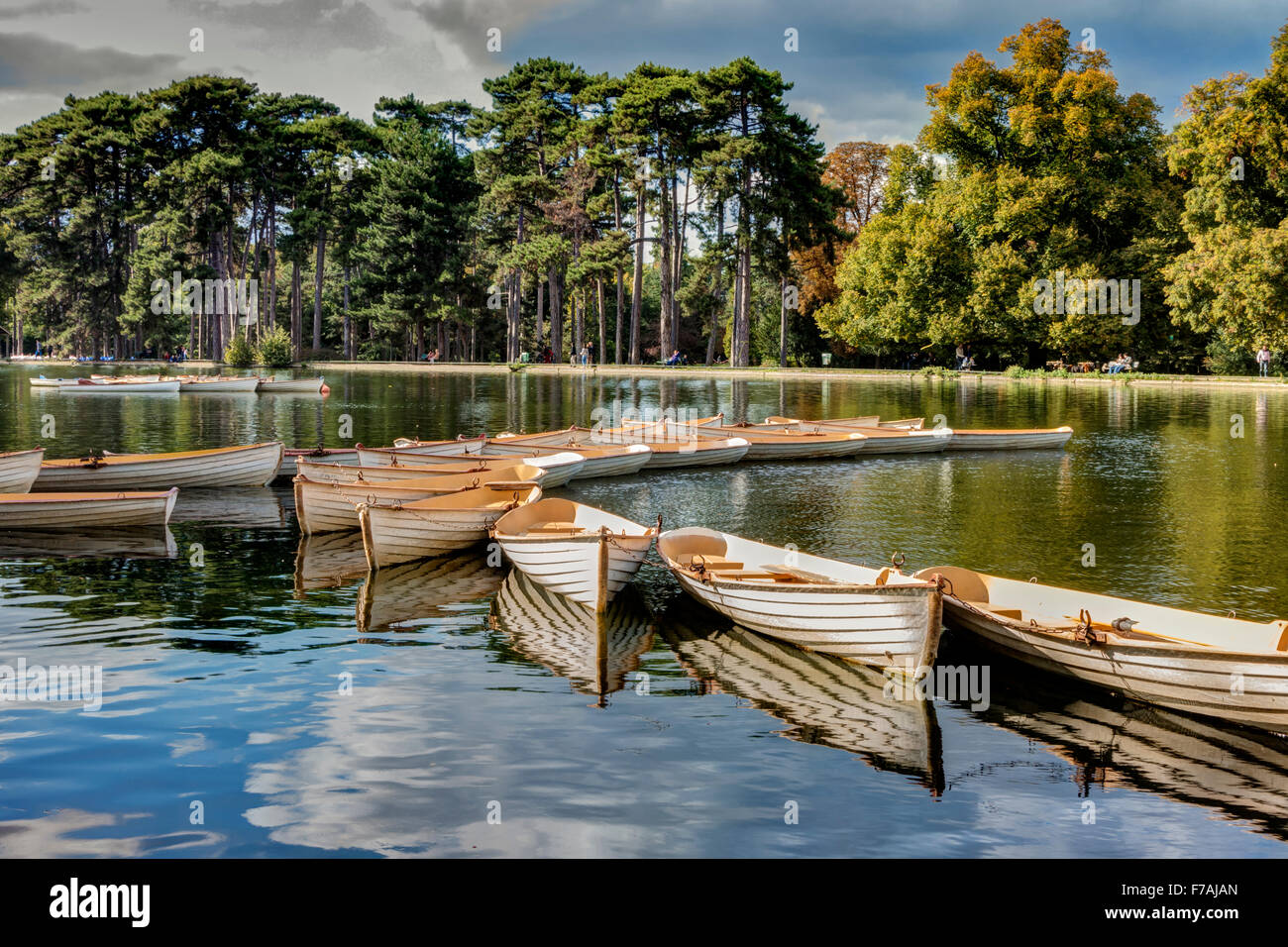 Bois de Boulogne Paris France Stock Photo Alamy