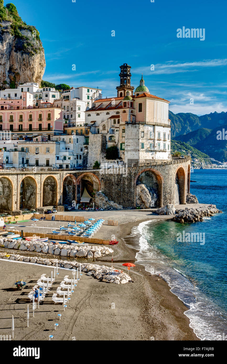 Atrani,  Amalfi Coast, Italy Stock Photo