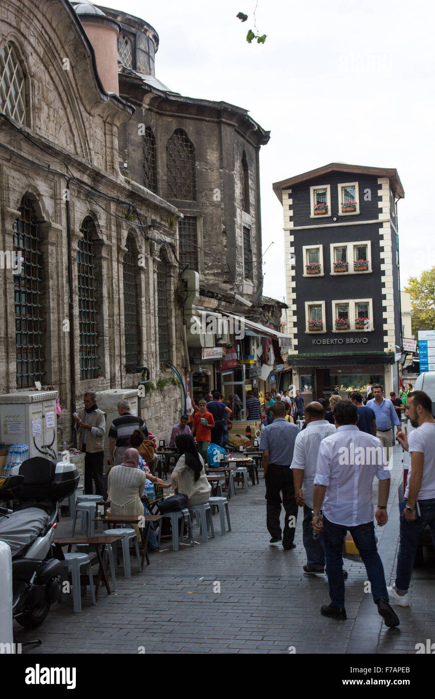 Istanbul street scene Stock Photo