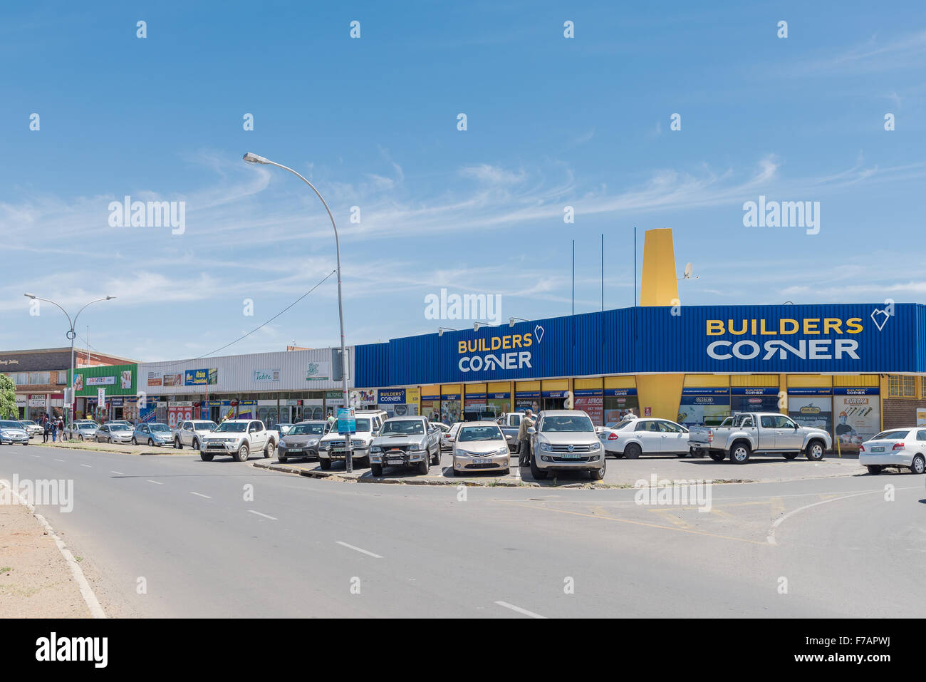 BLOEMFONTEIN, SOUTH AFRICA, NOVEMBER 27, 2015 A shopping center at