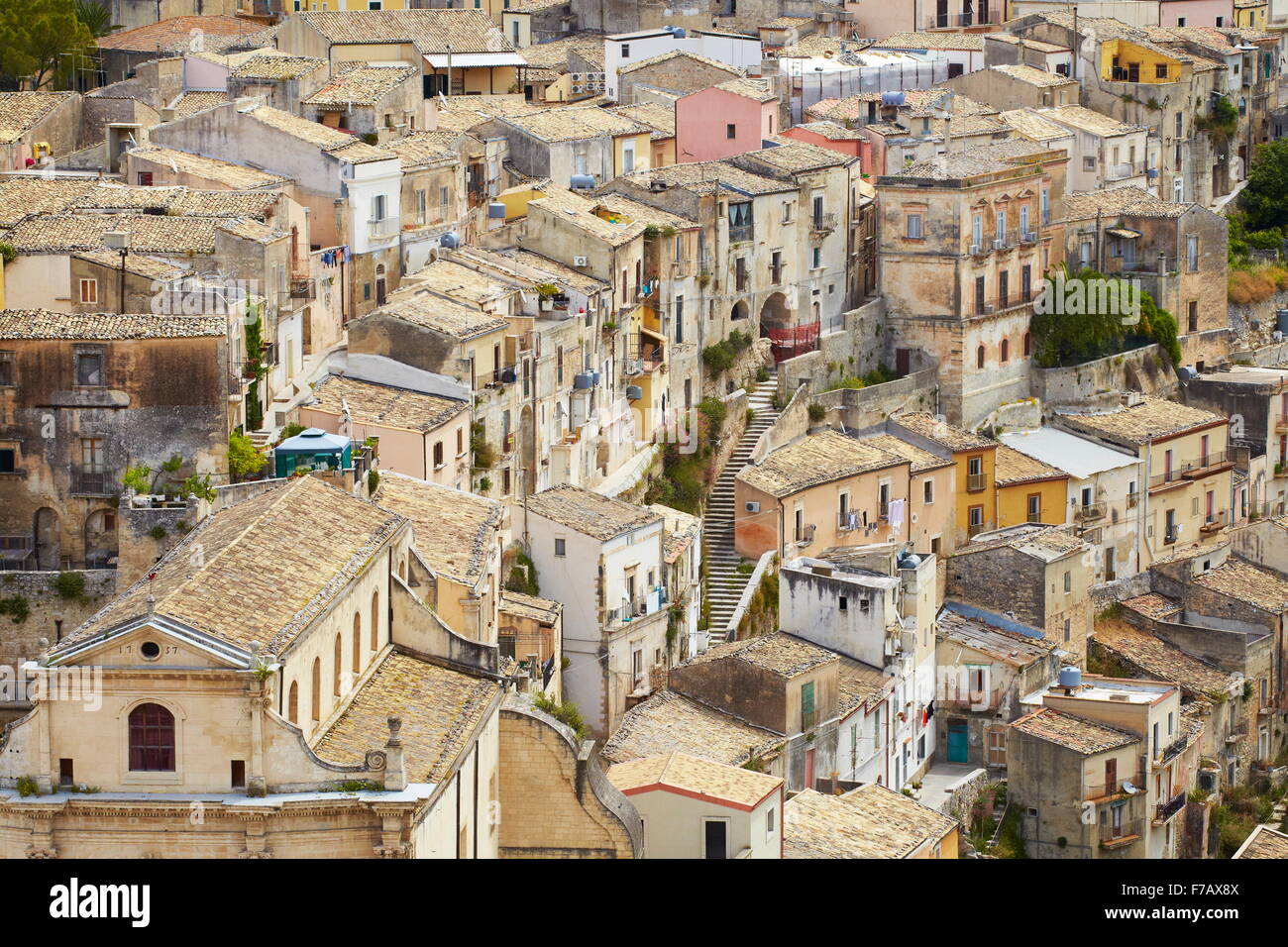 Ragusa Ibla (Lower Town), Sicily (Sicilia), Italy UNESCO Stock Photo